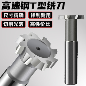 台湾EG进口白钢T型铣刀10*2高速钢含铝超硬键槽铣刀盘形16*3t型刀