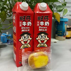 旺仔牛奶一升装1l超旺旺复原乳加长版大瓶咖啡巧克力250ml盒装桶