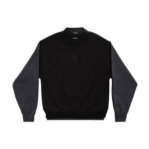 【DeLuxe】Balenciaga巴黎世家 23FW10 男士 拼接长袖毛衣768672T