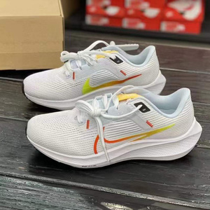 Nike耐克女鞋小白鞋PEGASUS 40飞马新款运动气垫跑步鞋DV3854-101
