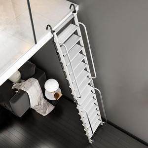 上下床单独宿舍梯子上铺挂梯室外上床爬梯阁楼家用小型轻便简易