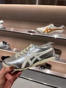 Onitsuka Tiger鬼塚虎 MEXICO 66经典复古银色男女休闲鞋THL7C2