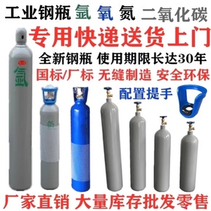 二氧化碳小钢瓶8L1024L空瓶工业气罐家用小型氩弧焊便携式氩气瓶