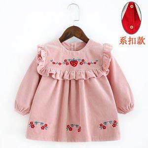 韩系新款童装女童罩衣宝宝防水防脏公主裙围裙反穿衣儿童1-3岁婴