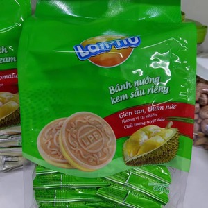 越南进口来福饼干多味Laiphu榴莲法式夹心办公网红零食特产小包装