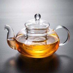 全玻璃茶壶透明家用耐热泡茶壶加厚花茶壶单壶养生下午茶茶具套装