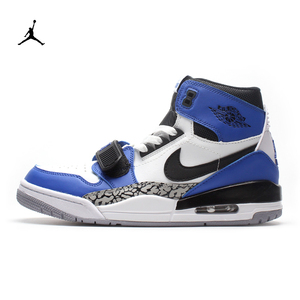 Nike耐克男鞋Air Jordan AJ312白蓝高帮复古篮球鞋女鞋AQ4160-104