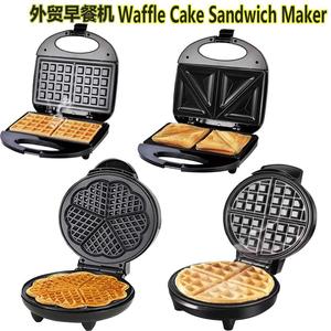 Waffle Cake Sandwich Maker 110V外贸华夫饼甜甜圈三明治早餐机