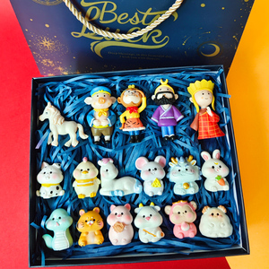 西游记十二生肖玩具手办猪八戒玩偶龙年模型摆件儿童生日礼物盲盒