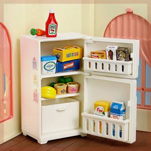 冰箱上的微缩迷你小物品仿真食玩玩具模型厨房家具全景小屋世界