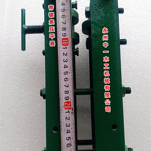 工木带锯条压平机简易手动辊压机油压锯带条滚压木工带锯条压平器