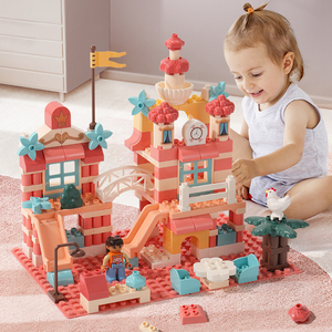 乐高积木女孩系列大颗粒公主城堡儿童别墅房子拼装玩具益智女童3-