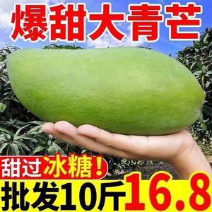 大青芒果10斤整箱新鲜树上熟水果青皮金煌芒新鲜越南当季大芒果