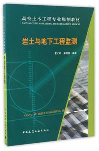 【非纸质】岩土与地下工程监测  夏才初,潘国荣中国建筑工业出版