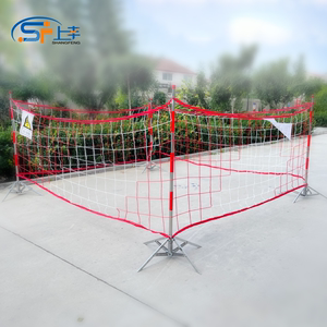 电力安全网建筑安全围网施工隔离网围栏网红白围网支架立杆尼龙网