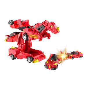 三宝超变兽车侠变形汽车合体碰撞机器人玩具儿童男孩爆速龙豪华版