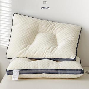 浪莎2024新款3D立体水立方按摩颗粒护颈枕头枕芯助眠一对装家用单
