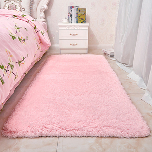 地毯儿童冬天长方形少女心室内短绒网红地毯卧室床边垫无味公主房