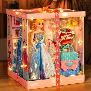 正版芭比娃娃梦幻衣橱换装大礼盒女孩公主玩具套装生日礼物GBK10