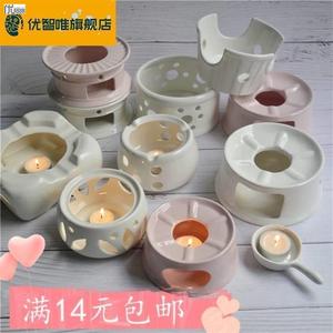 花茶壶保温底座茶座陶瓷温茶器蜡烛加热炉玻璃茶壶加热底座煮茶。