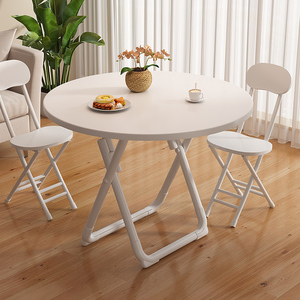 IKEA宜家可折叠桌子餐桌家用小户型简易圆桌阳台吃饭方桌便携摆摊