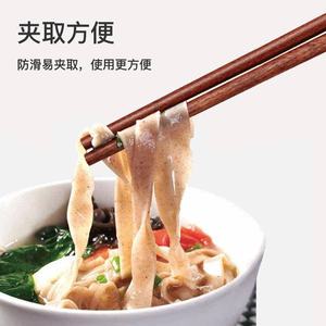 原森太红铁木筷子10双装家用筷子家庭套装高档餐具一人一筷木质筷