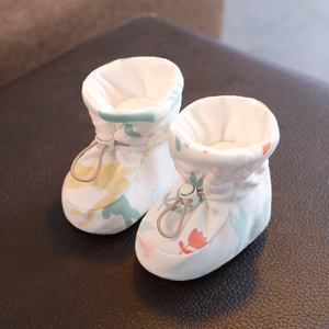 童泰春秋季婴儿鞋软底袜子男女新生宝宝护脚0-1岁学步3-6月冬不掉