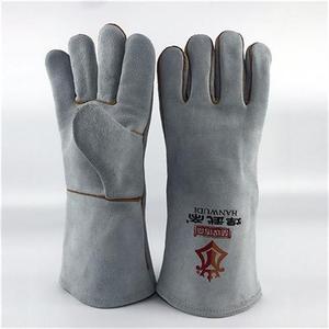 焊武帝牛皮电焊手套焊工烧焊隔热厂家直销劳保耐磨耐用保护手套