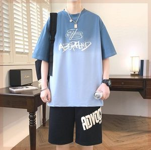 韩版13初高中学生短袖t恤12-15岁男孩帅气衣服14大童男装夏季运动