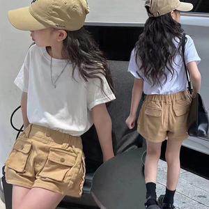 巴拉巴拉韩国童装女童牛仔裤15岁中小学生热裤夏装儿童短裤韩版洋