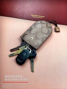 新款男女式多功能锁匙包时尚复古皮汽车钥匙包遥控收纳包钥匙挂扣