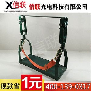 优质电缆吊线滑轮钢绞线高空双轮吊椅滑板通信光缆放线滑车带刹车