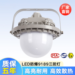 led防爆灯国标防眩防腐耐高温化工车间仓库石油煤矿加油站专用灯