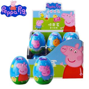 小猪佩奇惊奇蛋果汁软糖奇趣铁蛋铁壳彩蛋送儿童的礼物零食糖果。