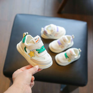 巴拉清货婴幼儿软底学步鞋0-3岁宝宝春秋透气网鞋2男女鞋子防滑幼