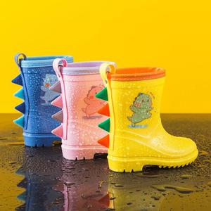 回力儿童恐龙雨鞋男童轻便防滑新款2023女童爆款雨靴防水中筒外贸