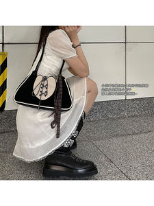 CKQD哐花村甜酷包包女2024新款夏小众设计感腋下包单肩挎包手提包
