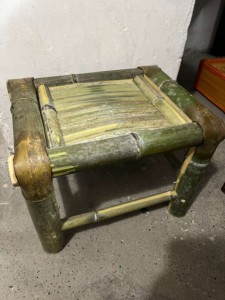 复古竹椅子小方凳家用椅竹板木老式竹子小椅阳台休闲无背款竹凳子