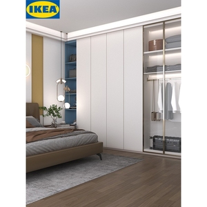 IKEA宜家乐兔宝宝定制衣柜门全屋定制家具整体家装卧室走入式衣帽