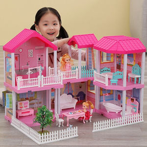 糖米公主屋芭比娃娃豪宅儿童玩具仿真别墅城堡女孩过家家春节新年