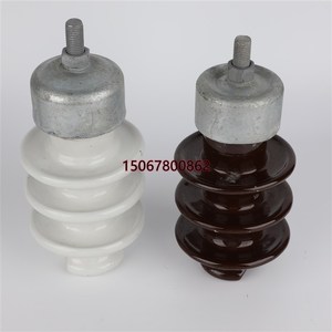 10kv高压线路针式瓷瓶PS-15/300 500棒式陶瓷支柱绝缘子柱式15/5