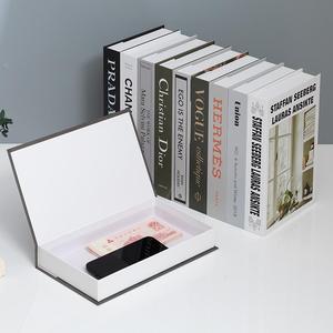 可打开现代简约假书摆件装饰品藏手机道具书盒子创意摆设