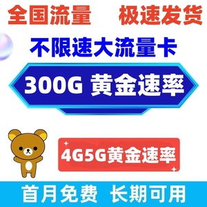 2024纯流量卡上网卡全国通用4g5g不限速手机电话卡电信山东湖南星