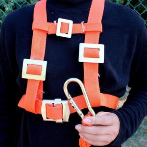 防护工具防坠器惠安2斤3米双背半身带防坠悬挂式登山绳安全带