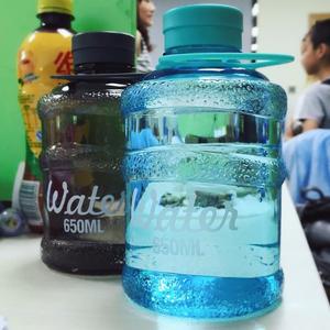 网红水杯创意迷你水桶塑料奶茶杯子女韩式潮流学生个性便携男夏天