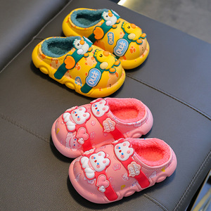 回力冬季儿童棉拖鞋女童保暖加绒防水棉套男童婴幼儿1-3岁2宝宝棉
