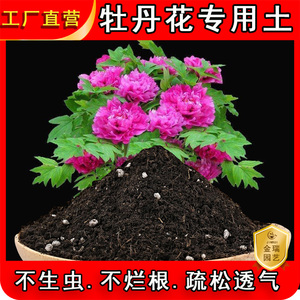 牡丹花专用土家用种植土牡丹花营养土花卉种花盆栽土养花有机土壤