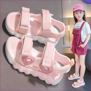 韩系2024新款可湿水儿童鞋子女童凉鞋6到12岁10夏季15中大童小女