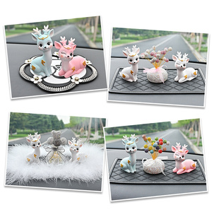 All the way peace deer car decoration 2023 new high-grade