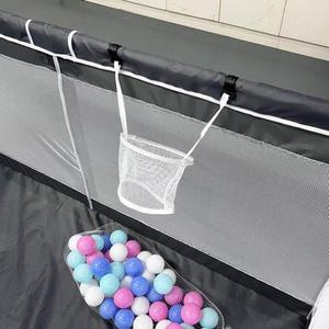 架宝宝儿童球类专用围栏婴儿床静音玩具投篮球波波游戏挂式框投篮
